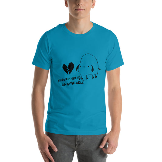 EMOTIONALLY UNAVAILABLE - THE T-SHIRT - COLOUR!