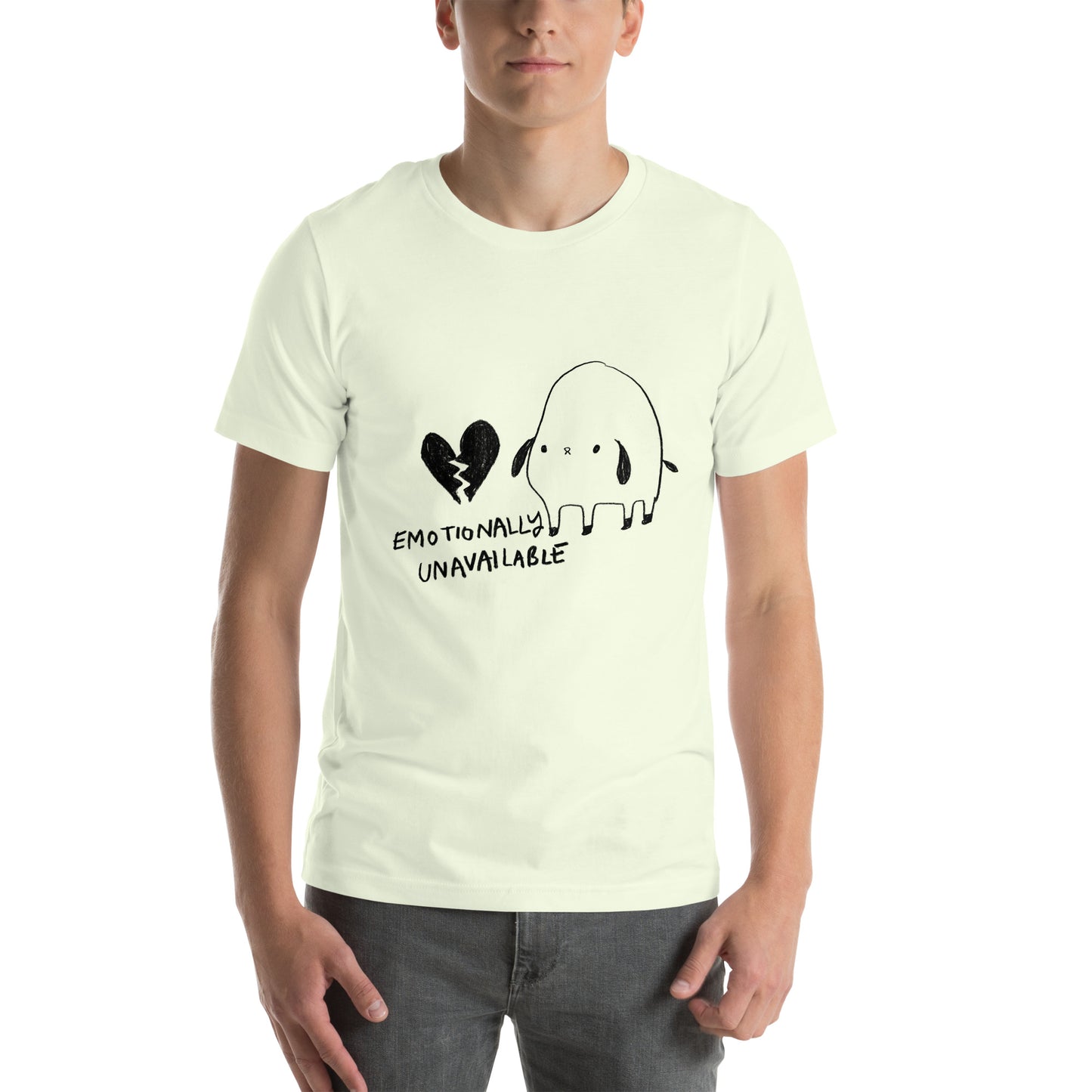 EMOTIONALLY UNAVAILABLE - THE T-SHIRT - COLOUR!